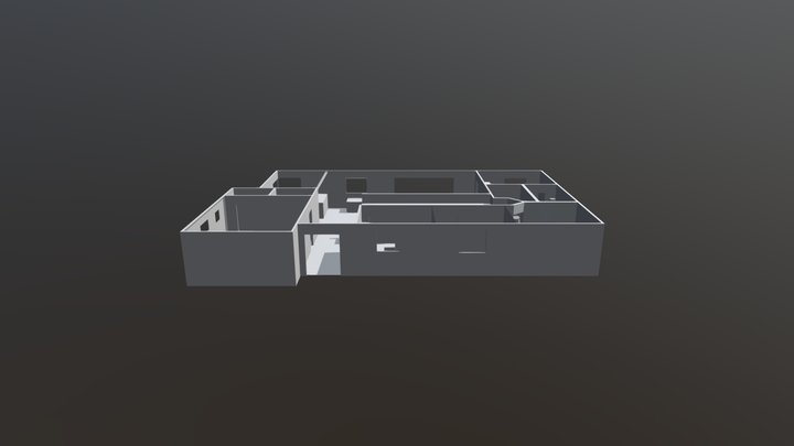 Projekt Domu MS 3D Model