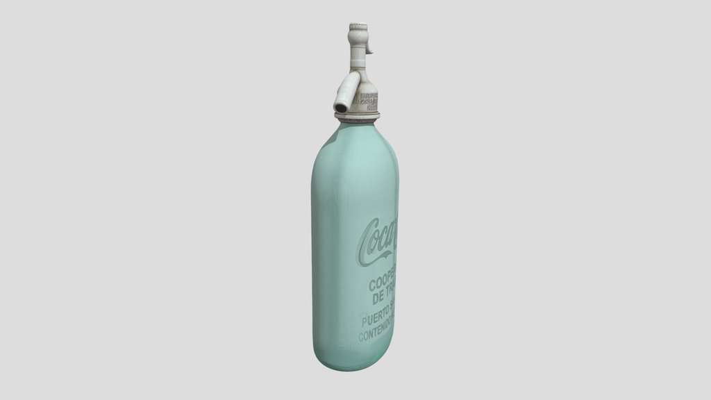 Vintage Soda Siphon 3d Model V2