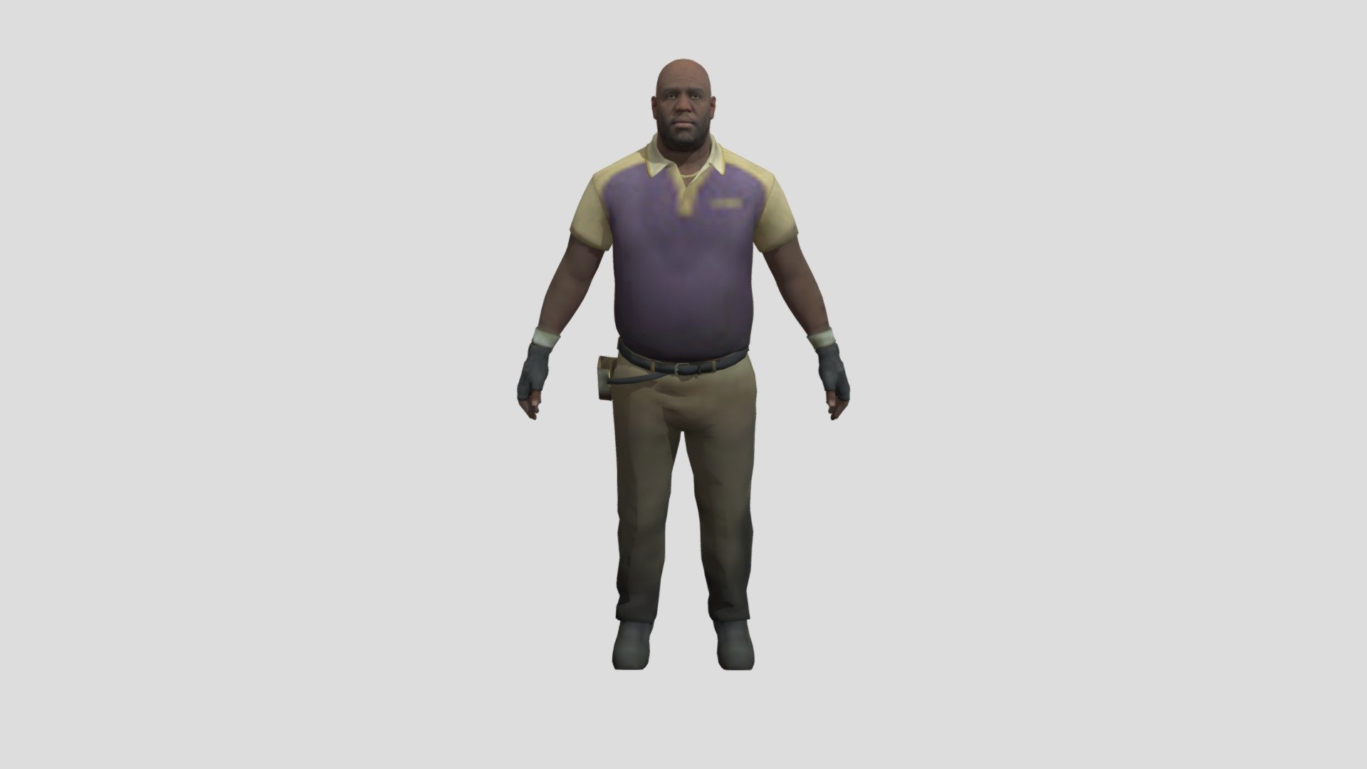 Coach (L4D2) no rig - Download Free 3D model by VV (@VV2006) [8eac3d8 ...