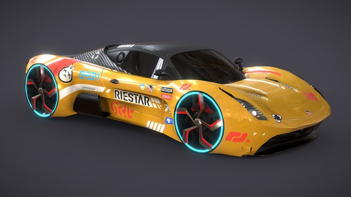 Race-car 3D models - Sketchfab