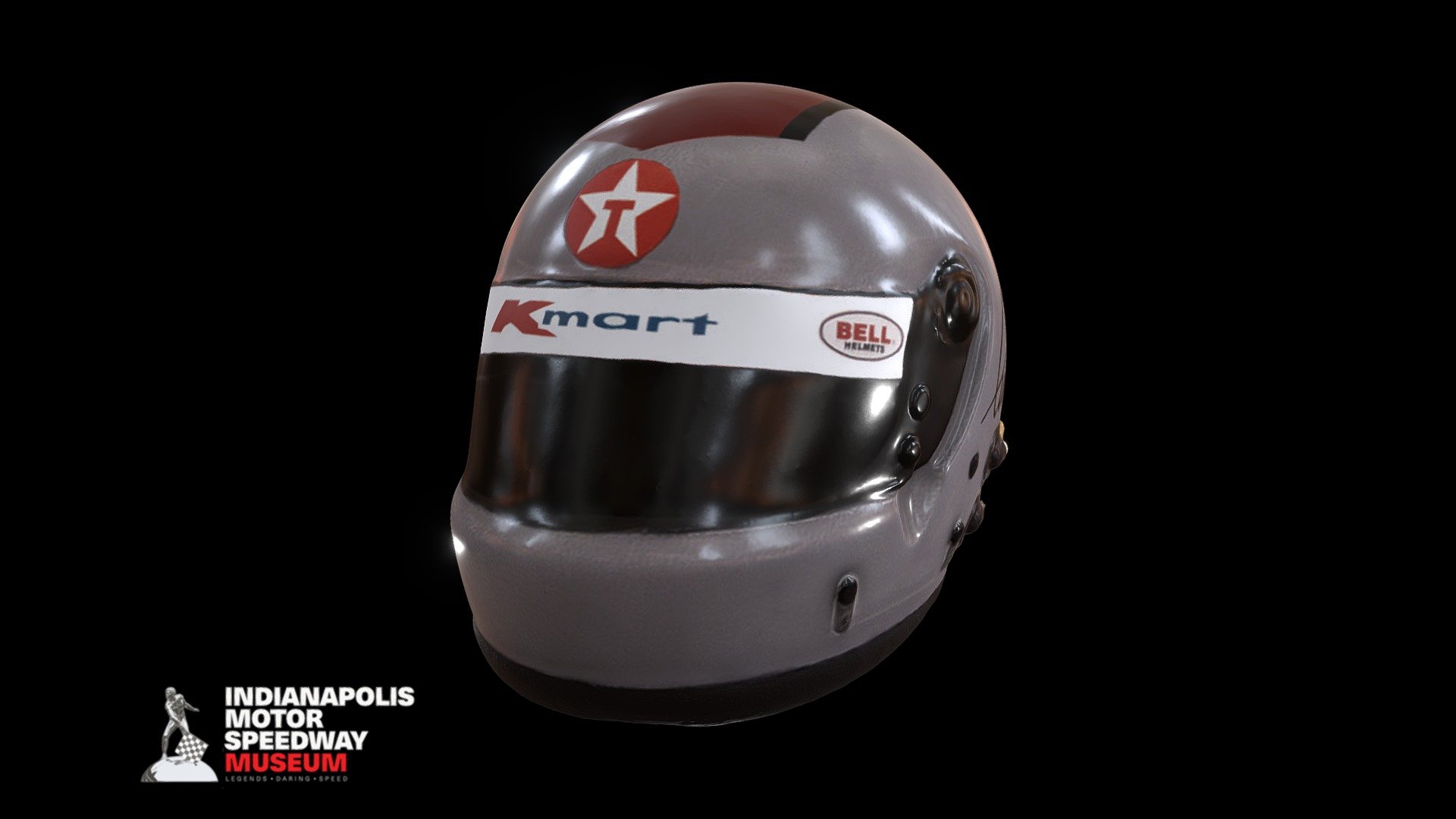Helmet - Mario Andretti 1993 — Sketchfab embed 3D viewer
