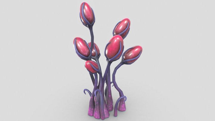 Alien plant 3D Model