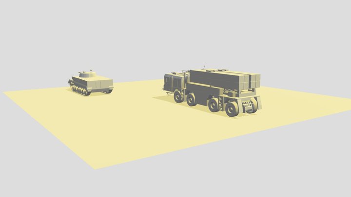 war w poligons 3D Model