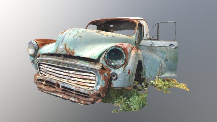 Morris Wagon 1960 3D scan photogrammetry raw 3D Model