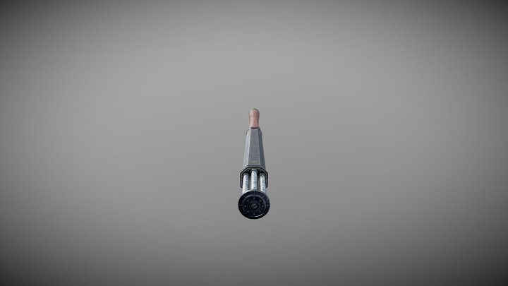 Wolfenstein Electric Baton Fanart 3D Model