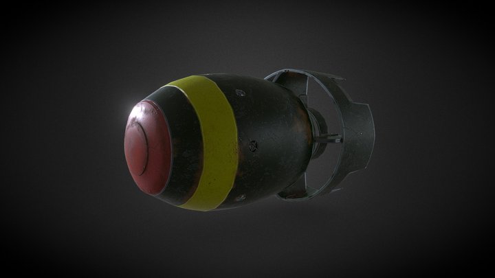 Atmoic Bomb 3D Model