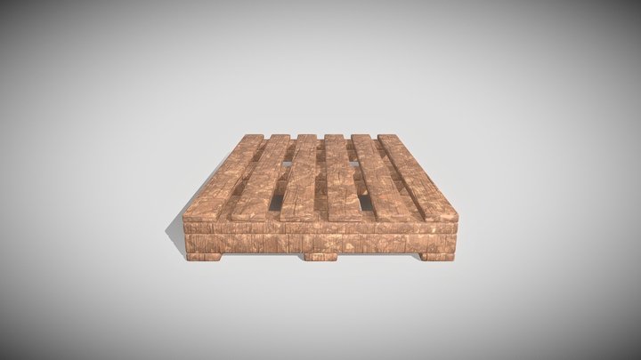 Wooden pallete 3D Model