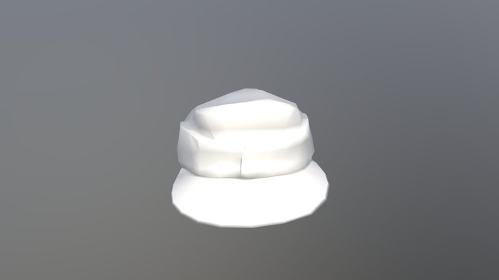 German Field Hat (No Texture) 3D Model