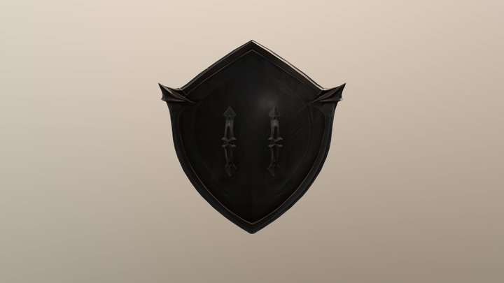 Black Knight Backplate 3D Model