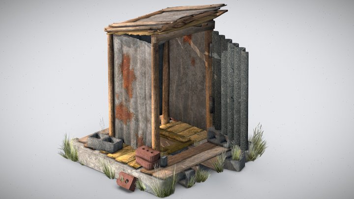 Rural toilet (1) – Free 3D Model STL