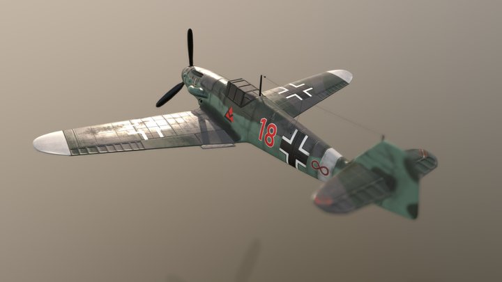 bf 109 G2 BY alejo giamarra 3D Model