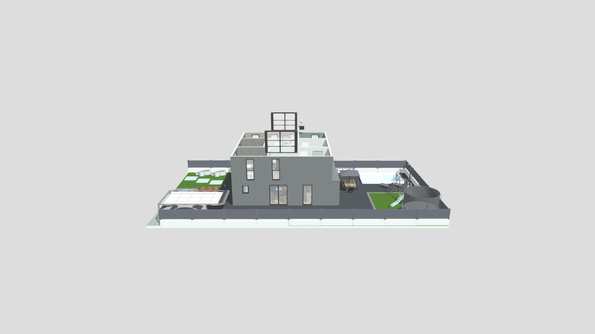 Family Home - Download Free 3D model by Home Design 3D (@homedesign3d ...