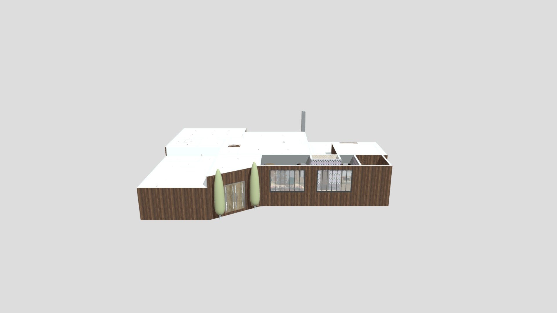 Mid century modern home