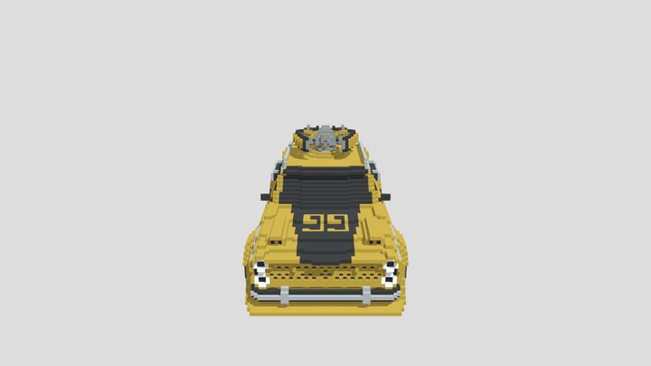 Voxel Car - 8 3D Model