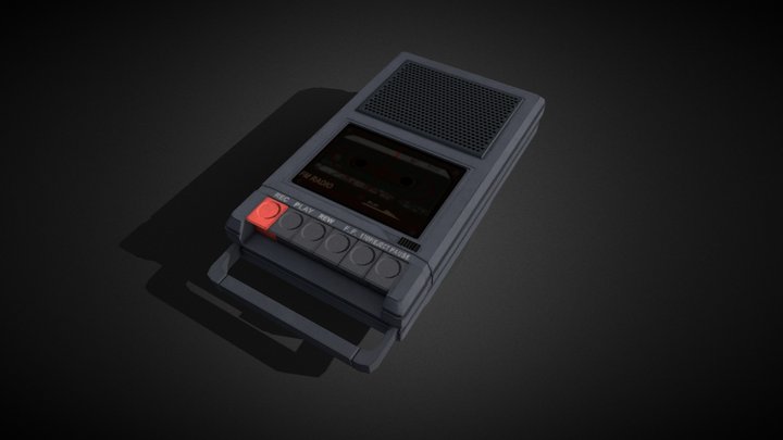 Cassette Recorder 3D Model