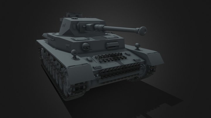 Panzer IV F2 / Early G 3D Model