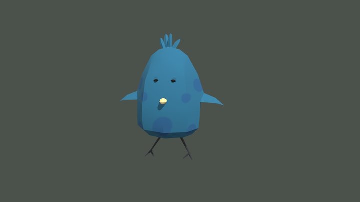 Bird_Animated 3D Model