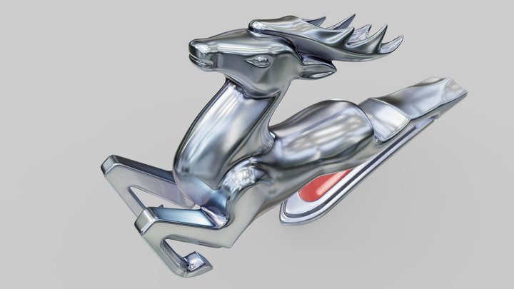 Symbol of GAZ 21 3D Model