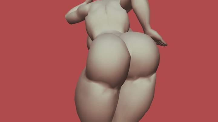 Booty Hip Hop Dance 3D Model