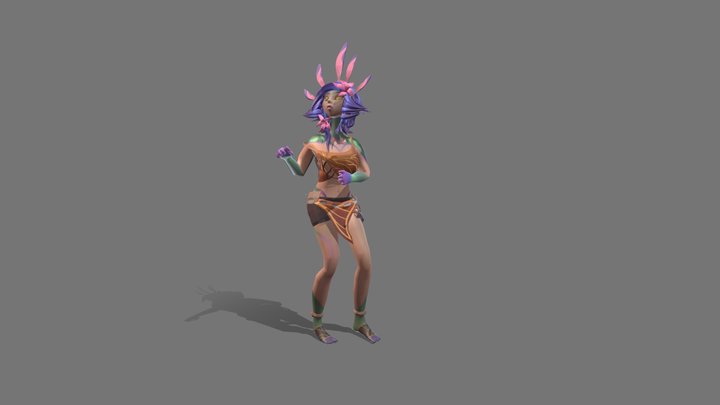 Neeko Excited 3D Model