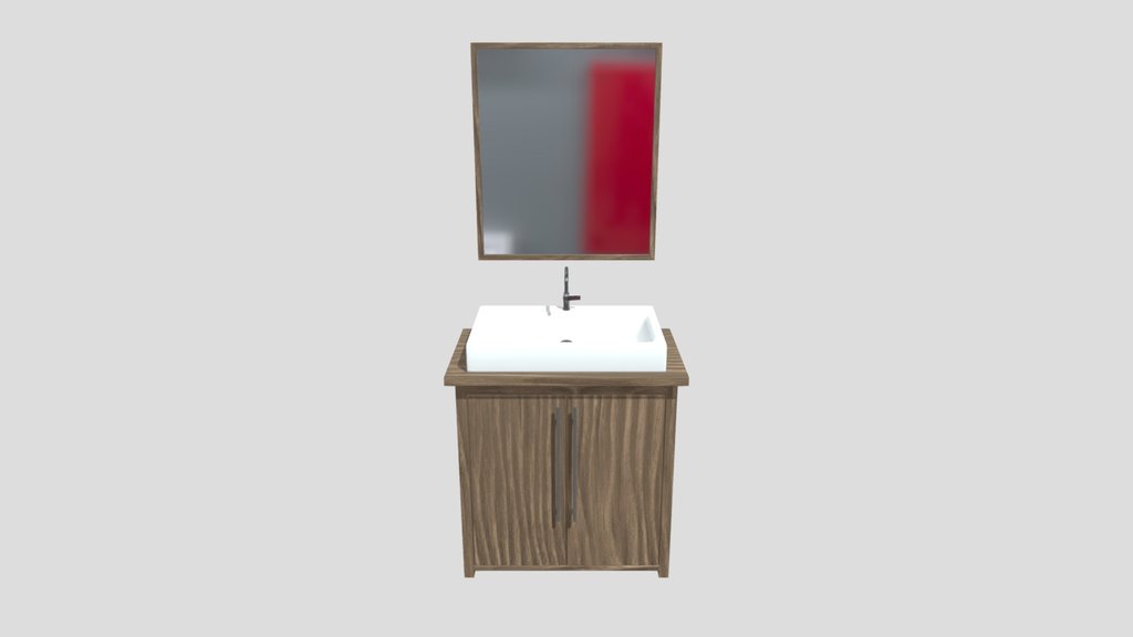 Simple Bathroom Cabinet