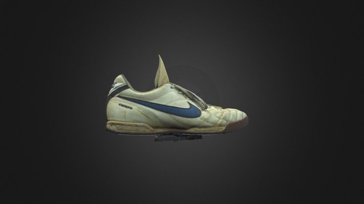 Nike Tiempo Futsal Shoes (Left Shoe) 3D Model
