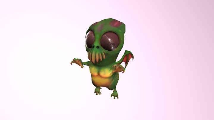 Baby Cthulhu 3D Model