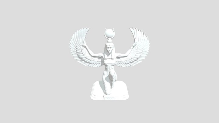Goddess Statue ISIS 3D Model