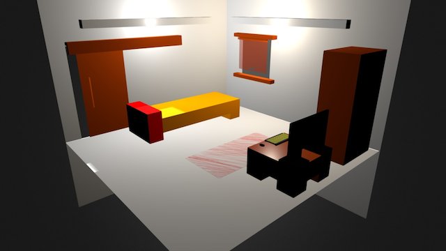 Kamar Tidur 3D Model