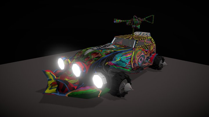 angry hippys 3D Model