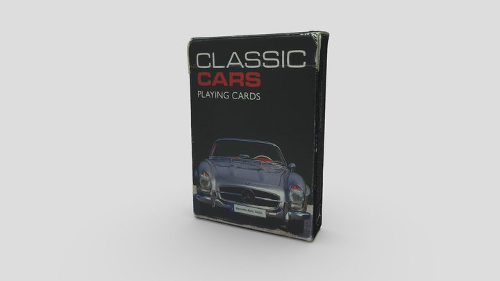 Classic Cars Playing Cards　古いトランプ 3D Model