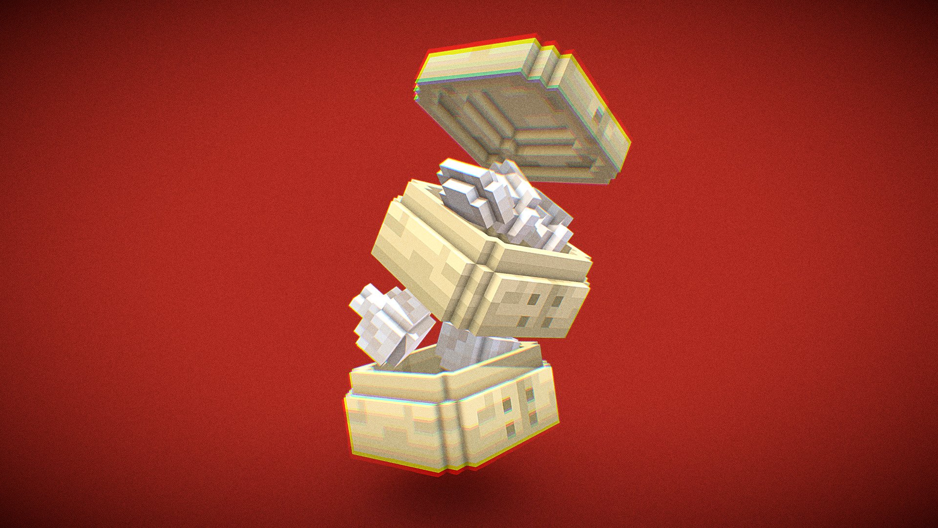 Voxel Dumplings - 3D model by pratamacam [8eb8ca9] - Sketchfab