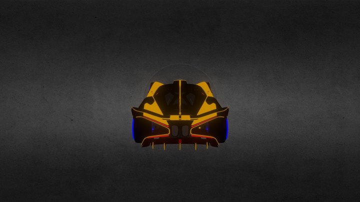 bugatti-bolide-2020 – Kostenloses 3D-Modell STL