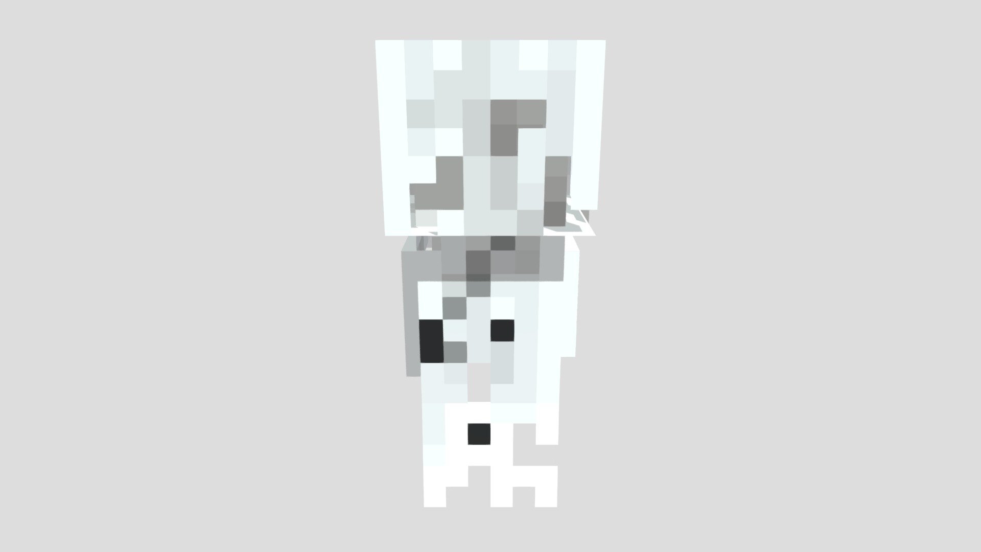 Minecraft Ghost - 3D model by sprengerslade [8eb91af] - Sketchfab