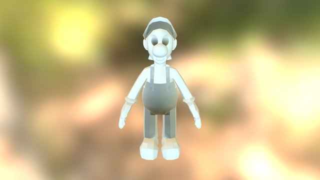 Luigi Sem OpenSubiv 3D Model