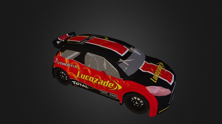 Citroen DS3 WRC 2000 Diffuse 3D Model