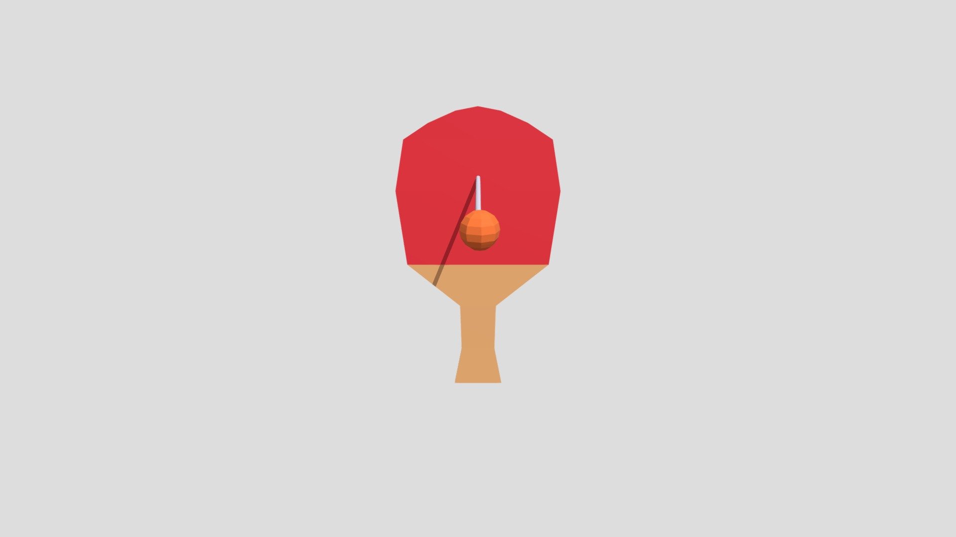 Ping Pong Racket - Download Free 3D model by Caio_Ribeiro [8eba741 ...
