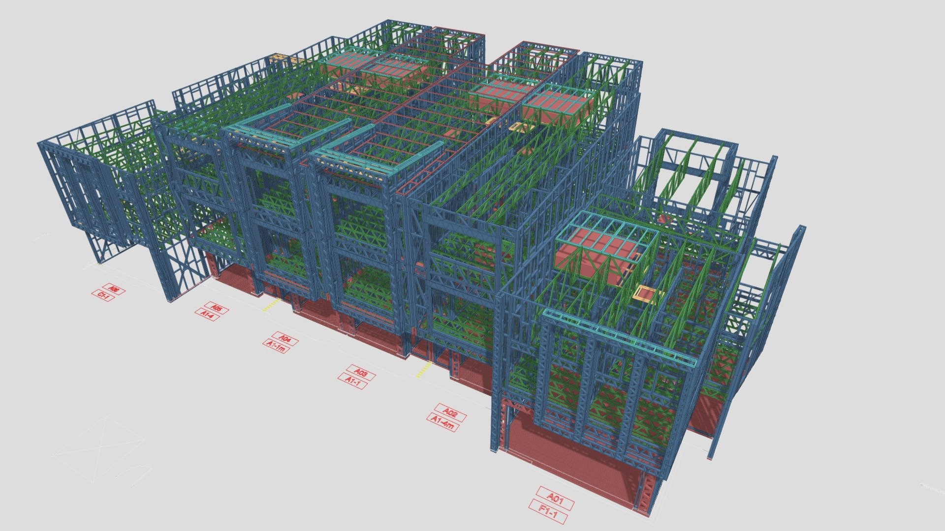 4833 -GCB - Building 14 - 3D model by Australian Framing Solutions ...
