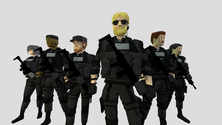 Army Of Death (AOD) 3D Model