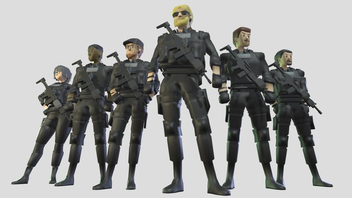 Army Of Death (AOD) 3D Model