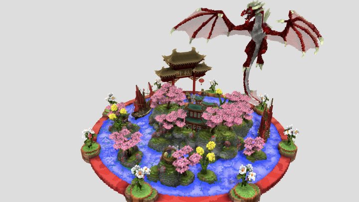 Japanese lobby 3D Model