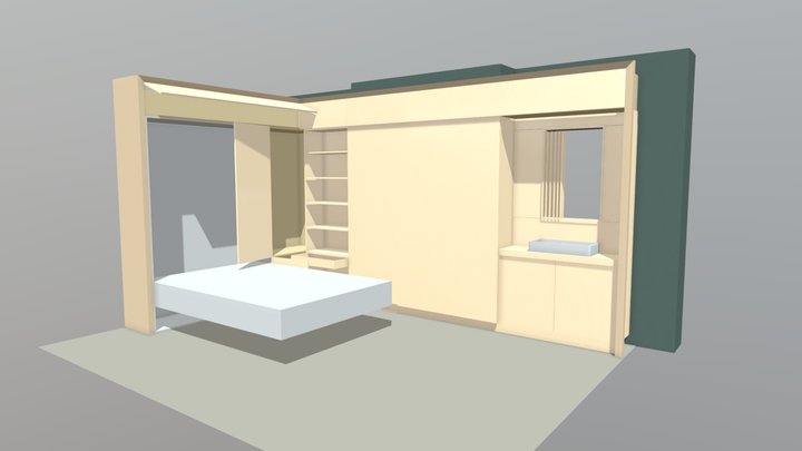 2026-01-12 Aughrim st Guest Bed 3D Model
