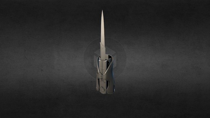 Ezio Auditore's Hidden Blade (WIP) 3D Model