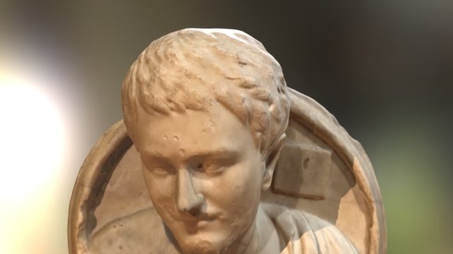 i590 Horne / Portrait of Roman Man w/ texture 3D Model