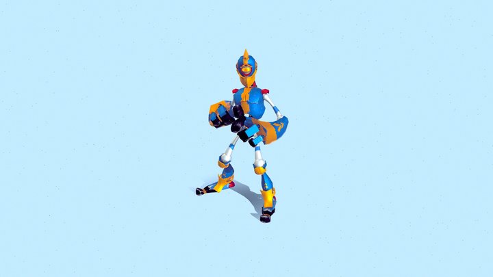 Light Steampunk Mech 3D Model