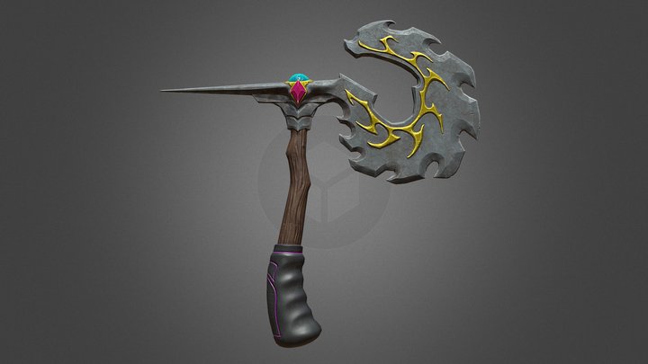 Stylized Axe 3D Model