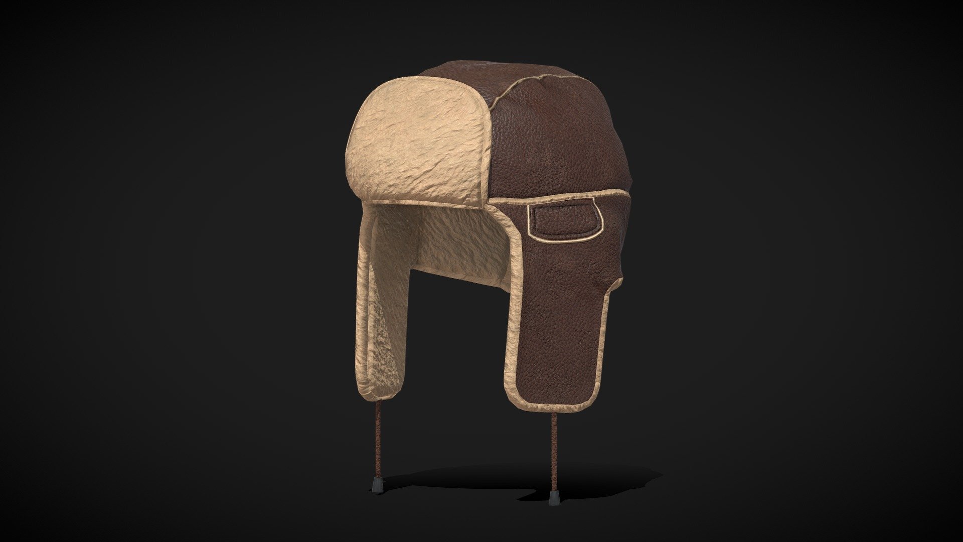 Roblox Hat Ushanka Model free 3D model