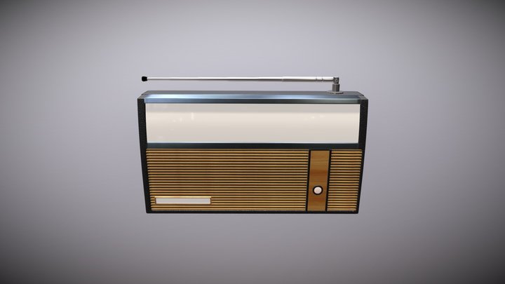 Old Radio 3D Model