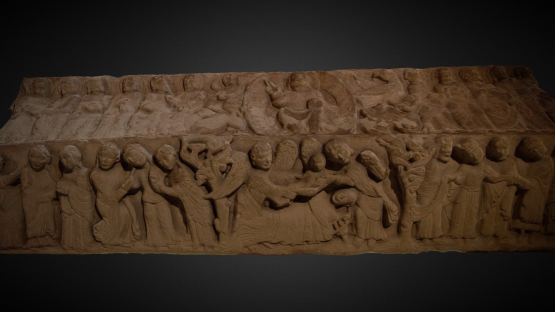 Sarcophagus lid of Blanca de Navarra