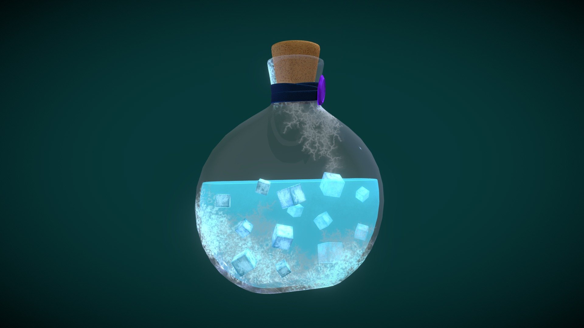 Week 1 - (Ice) Potion - Buy Royalty Free 3D model by Arien Fay ...